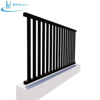 China Easily Assembled Manufacturer Decorative Yard Garden Aluminium Fence Panels Vertical Slat House Fence Panels for sale