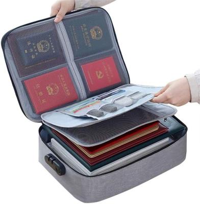 China Custom Waterproof Travel Document Bag Waterproof Multi-Layer Mesh Portable Document Storage Bag Mesh Bag Document Storage Box for sale