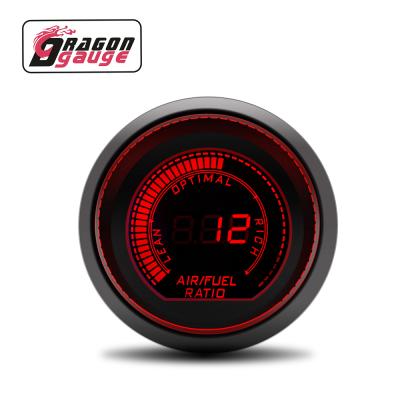 China Universal (6258-B) 20:1~10:1 Inch 52mm Dual View Digital DRAGON GAUGE 2 Auto Meter 12V Narrow Band Ratio 2 Inch Air-Fuel Gauge for sale