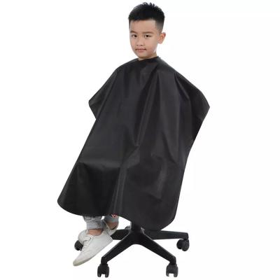 China Customized New Design Barber Beauty Care Polyester Boy Black Hair Dressing Barber Caps For Kids for sale