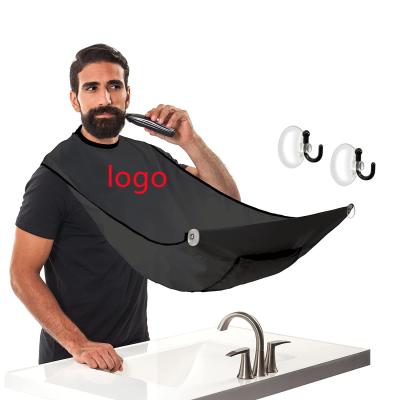 China New Eco-friendly Waterproof Male Beard Shaving Apron Care Clean Hair Adult Custom Beard Apron for sale