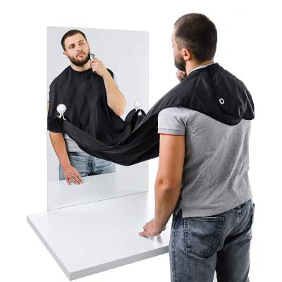 China Eco-friendly Polyester Good Quality OEM Custom Men's Beard Care Shaving Trimming Shaving Apron Bib for sale