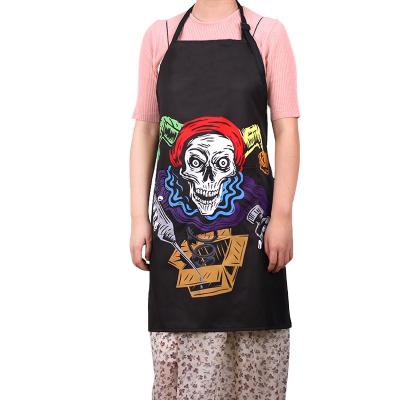 China Restaurant Kitchen Server Apron AZO FREE Uniform Coffee Custom Design Pockets Waterproof Apron Kitchen Aprons for sale