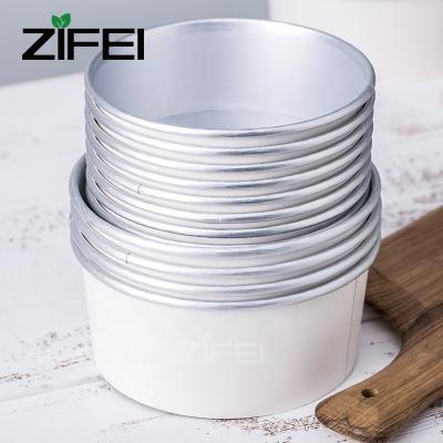 China Disposable New Design Aluminum Foil Coated Paper Ice Cream Cup And Aluminum Foil Bowl for sale