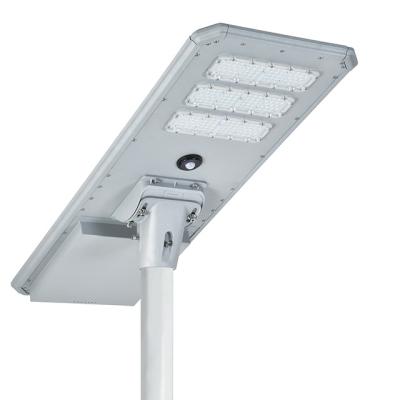 China ROAD high quality high brightness 60W intelligent waterproof all in one solar street light for street for sale