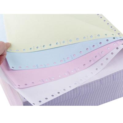 China Continuous Carbonless Universal Carbonless Paper Listing Paper Printing 2ply Or 3ply Multiple Shape for sale