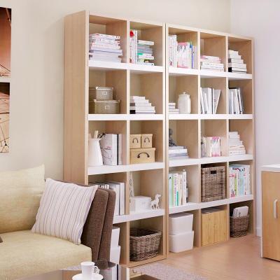 China Living Room Detachable Furniture Wooden Shelf Cabinet Design In Bookshelf Wall Rack Vertical Shelf for sale