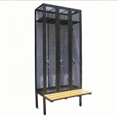 China Fashion Manufacturer Direct Various Sizes Provided Mesh Locker Bench for sale