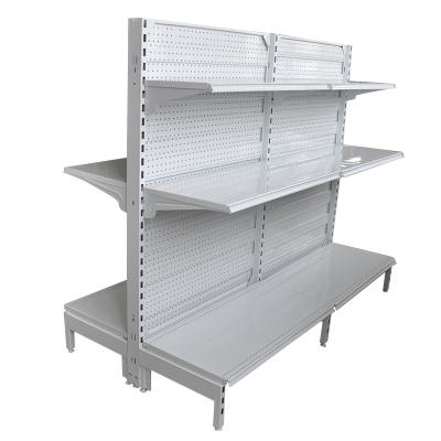 China ShiJie Book Display Stand Discount Store Shelf Double Sided Supermarket Customized Garage Shelving Guangzhou Gondola Store Display Fixtures for sale