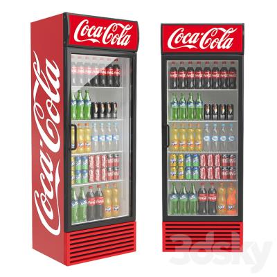 China Single-temperature small coolers and refrigerators for sale wholesale price up display refrigerator for coca-cola Diet Coke glass door coca-cola refrigerator for sale