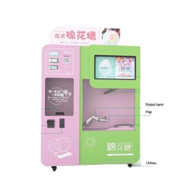 China ShiJie Commercial Candy Floss Sourcing Manufacturer 2000 Custom Automatic Candery Cotton Candy Machine Vending Machines Spinning Cotton Candy Machine for sale