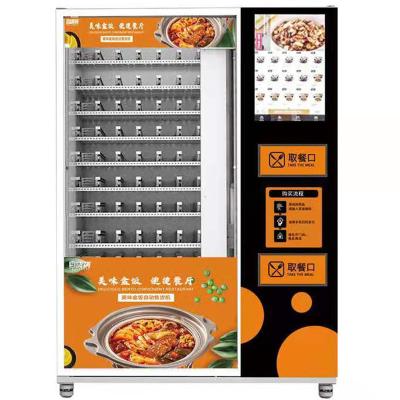 China SDK SHIJIE Street Food Heating Hot Chocolate Vending Machine Meal Vending Machine Custom Hot Price 65S Pizza Vending Machine Cost for sale