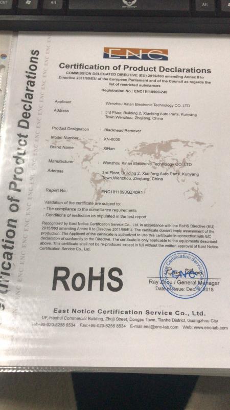 RoHS - Wenzhou Xi Nan Electronic Technology Co., Ltd.