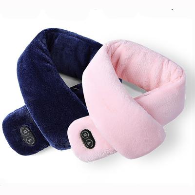 China Soft Soft Feeling Heated Scarf Rechargeable Warm Warmer Soft Rechargeable Heating Scarf for sale