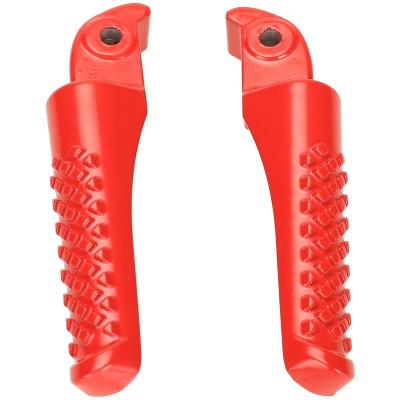 China HIAORS Metal Foot Pegs For Coleman CT200U CT200U-EX CT100U BT200X CC100X Mini Bike 100cc 3.0hp 196cc 6.5hp Powersports Left Right Red for sale