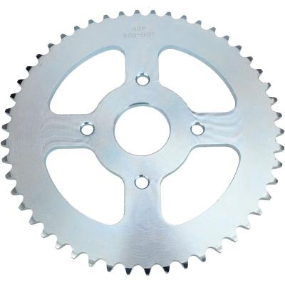 China HIAORS 420 Steel 50T 40mm Drive Wheel Chain Sprocket For Coleman BT200X CT200U CT200U-EX Baja Warrior MB200 Mini Bike Silver for sale