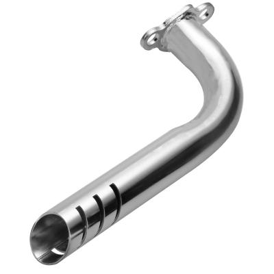 China HIAORS Metal Header High Quality Exhaust For 212cc Predator 196cc GX160 GX200 Coleman CT200u BT200X CT200u-ex KT196 go kart mini for sale