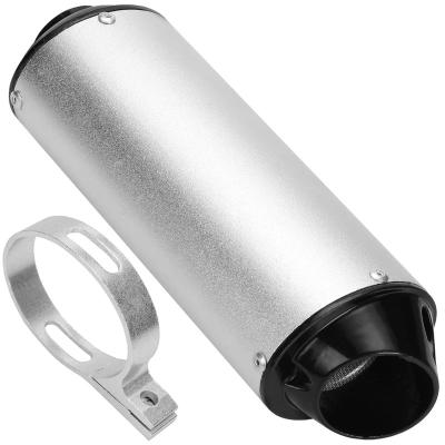 China HIAORS 28mm Exhaust Pipe Muffler Aluminum Flange For Chinese 50cc-125cc Coolster Taotao Dirt Mine Bike Quad 4 Wheeler ATV White for sale