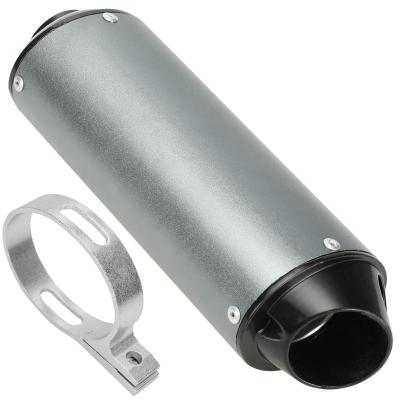 China Aluminum+ Steel HIAORS 28mm Exhaust Pipe Muffler Flange For Chinese 50cc 110cc 125cc Coolster Taotao Dirt Pit Bike Quad 4 Wheeler ATV Gray for sale