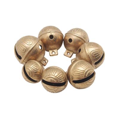 China Europe factory direct sale multi-size and wholesale custom colors sleigh bells bell solid brass Christmas bells for sale