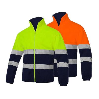 China Anti-wrinkle High Visibility Fall & Winter Reflective Colour-blocking Mow Outdoor Rescue Reflective Safety Riding Jacket. for sale