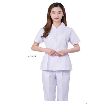 China Outdoor hot sale cotton silm fit working wear woman lady design cleaning staff hotel uniform for sale