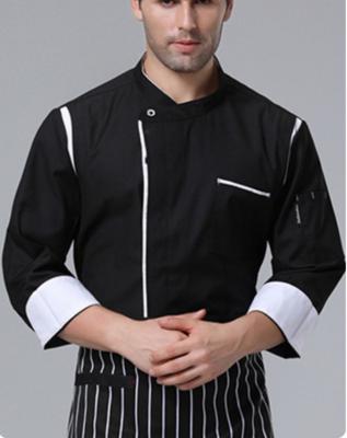 China Cheapest Chef Factory Price Single Workwhop Uniform Fashionable Chef Uniform Twill Workwear Kitchen Restaurant Kitchen Uniform for sale