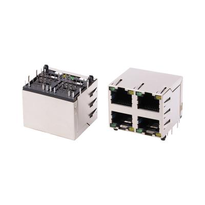 China Communication High Class Type One Port thr Rj45 Cat7 Connector 8 Amp Wired Network Port Connector for sale