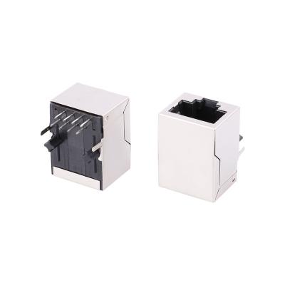 China Net Communication Hot Selling Data Read Port Single Layer Rj45 Connector Network Interface With Network Transformer for sale