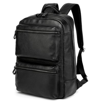 China Vintage Men's Backpack Men's Leather Backpack Men's College Bags Custom Leather Waterproof School Women's Backpack for sale