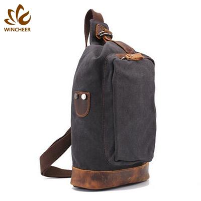 China High Quality Personalized Canvas Travel Cross - Body Bags Toss Single Canvas Men Trunk Bag for sale