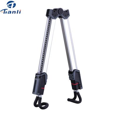 China Luz telescopic and foldable de reparacion LED debajo del capo recargable, extensible de DOS ganchos de scam debajo del capo de inalambrica de lampara de trabajo for sale