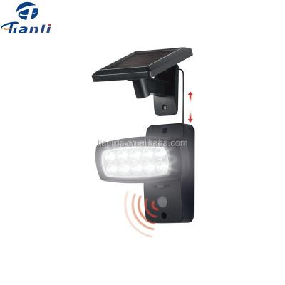 China Best Selling Residential Outdoor Solar Floodlight Garden Wall Light for sale