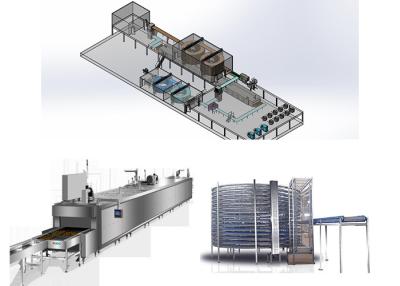 China Baguette que hace la línea de productos de la máquina/la cadena de producción del pan francés en venta