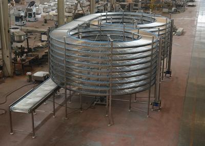 中国 Toast Bread Spiral Cooling Tower Spiral Conveyor System New Condition 販売のため