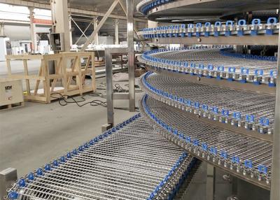 中国 Food Grade Belt Conveyor Cooling Spiral System / Industry Bread Cooling Machine 販売のため