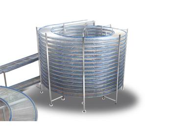 中国 Food Grade Bread Cooling Belt Spiral Conveyor / Commercial Bakery Cooling Machine 販売のため