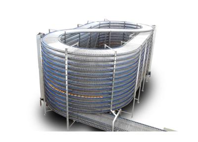 China High Precision Bread Cooling Tower / Food Industry Spiral Conveyor for sale