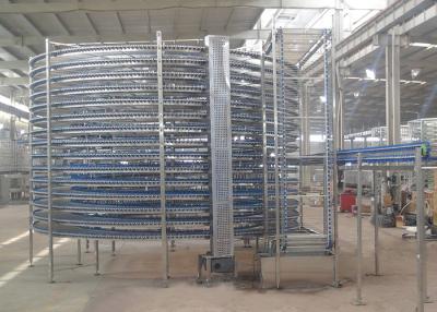 China Customized Bread Spiral Cooling Conveyor / Commercial Bakery Machine for sale