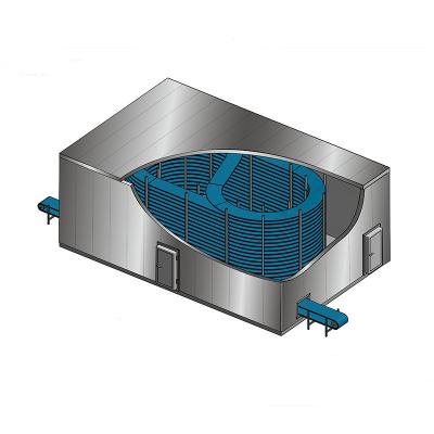 中国 Cooling Bread Cake Pastry CE IQF Spiral Freezer 販売のため