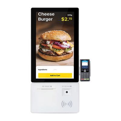 China 15.6 inch tabletop mini touch screen self pos system desktop machine for restaurant store 8GB for sale