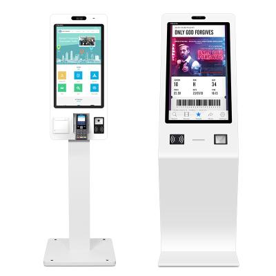 China Cinema Visitor Registration Kiosk Inquiry Machine Ticket Dispenser Pay Self Service Kiosk Visit Terminal Tail Machine for sale