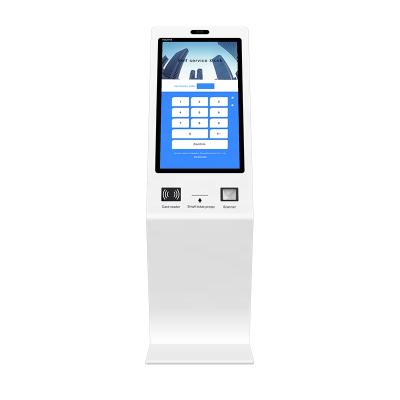 China Hospital Self Service Kiosk Self Service Machine Visitor Management Kiosk Terminal Check In Survey Check In Ticket Kiosk for sale