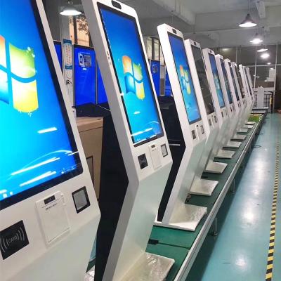 China Shopping Mall 32 Inch Mall Restaurant Touch Screen Self Service Terminal Kiosk for sale