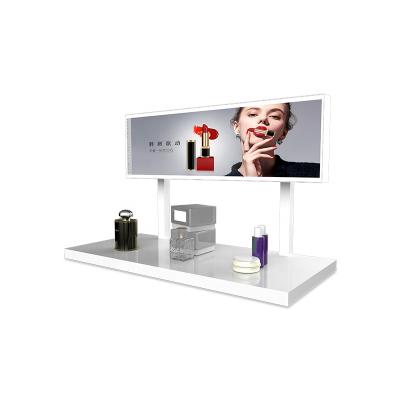 China Shopping Mall Indoor Cosmetic Department Digital Shelves Counters LCD Retail Smart Shelves With Tracking System Cloud Management for sale