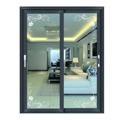 China Modern Aluminum Sliding Door Glass Door Main Front Entry Modern Designs for sale