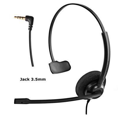 China Best Earphone Nexusound Headset Call Center Wired Headset Overhead Earphone with 3.5mm Jack for Phone MAC and Tablet for sale