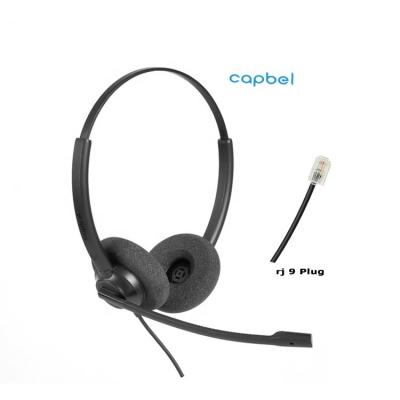 China Over - head Capbel NS321 stereo rj9 headset , noise canceling mobile phone headset with factory price for sale