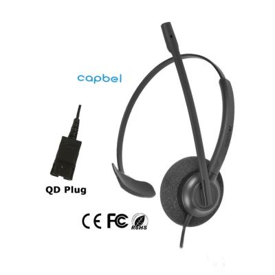 China Good Earphone QD Office Headset Office Fast Disconnected Earphone With MIC For Phone Operation for sale