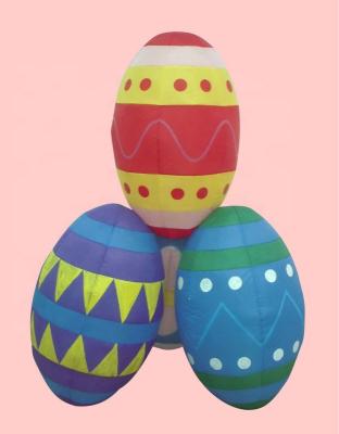 China Polyester 4ft Inflatable Easter Eggs for sale